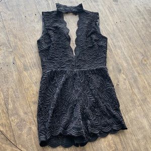 Black Bebe romper